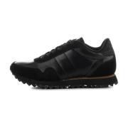 Metallic Nylon Sneaker Nora III Woden , Black , Dames