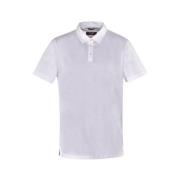 Katoenen Jersey Polo Shirt Pachino-Jcl Moorer , White , Heren