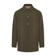 Omkeerbare Gabardine Jas Barba , Green , Heren