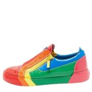 Pre-owned Leather sneakers Giuseppe Zanotti Pre-owned , Multicolor , H...