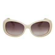 Pre-owned Plastic sunglasses Cartier Vintage , Beige , Dames