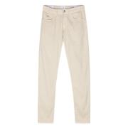 Linnen/Katoenen Broek met Zakken Tramarossa , Beige , Heren