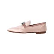 Pre-owned Satin flats Giuseppe Zanotti Pre-owned , Pink , Dames
