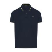 Katoenen Piqué Polo Shirt Paul & Shark , Blue , Heren