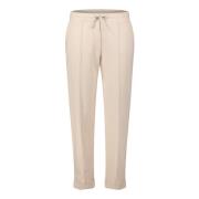 Hoge Taille Riem Broek Betty & Co , Beige , Dames