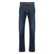 Slim-fit Blended Cotton Jeans Jacob Cohën , Blue , Heren