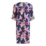 Bloemenprint Casual Jurk Betty & Co , Multicolor , Dames