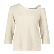 Glitter Gebreide Trui met Lurex Draad Betty Barclay , Beige , Dames