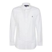 Sportieve Lange Mouw Shirt Ralph Lauren , White , Heren