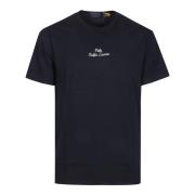 Casual Katoenen T-shirt Ralph Lauren , Blue , Heren