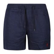 Casual Flat Front Shorts Ralph Lauren , Blue , Heren