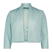 Elegante Blazer Jas 3/4 Mouw vera mont , Green , Dames