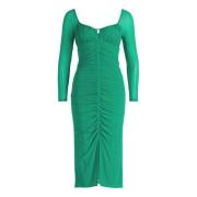 Elegant Gerimpelde Cocktailjurk vera mont , Green , Dames