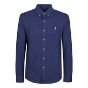 Klassieke Lange Mouw Shirt Ralph Lauren , Blue , Heren
