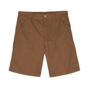 Stoffen Shorts Carhartt Wip , Brown , Heren