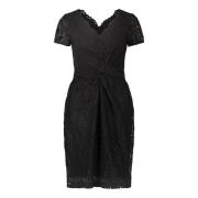 Bloemen Kant Bodycon Jurk vera mont , Black , Dames