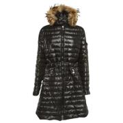 Pre-owned Nylon outerwear Moncler Pre-owned , Black , Dames