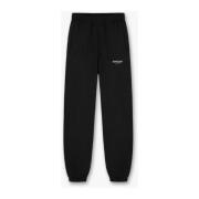 Zwarte katoenen joggingbroek met ritszakken Represent , Black , Heren