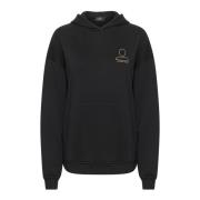 Gezellige Hoodie Sweatshirt in Tap Shoe Lounge Nine , Black , Dames