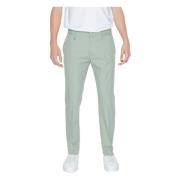 Groene effen broek met zakken Antony Morato , Green , Heren