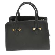 Pre-owned Leather totes Salvatore Ferragamo Pre-owned , Black , Dames