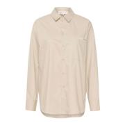 Casual Shirt Blouse Silver Lining Lounge Nine , Beige , Dames