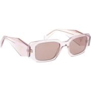 Stijlvolle zonnebril met uniek ontwerp Prada , Pink , Dames