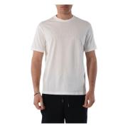 Katoenen T-shirt met Frontlogo Armani Exchange , White , Heren