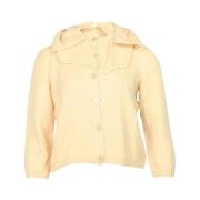 Pre-owned Wool tops Moschino Pre-Owned , Yellow , Dames