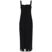 Elegante Zwarte Jurk voor Vrouwen Dolce & Gabbana , Black , Dames