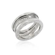 Pre-owned White Gold rings Bvlgari Vintage , Gray , Dames