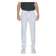 Witte Rits Knoop Broek Lente/Zomer Armani Exchange , White , Heren