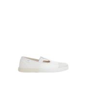 Witte Canvas Split-Toe Sneakers Maison Margiela , White , Dames
