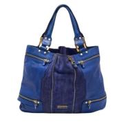 Pre-owned Leather handbags Jimmy Choo Pre-owned , Blue , Dames