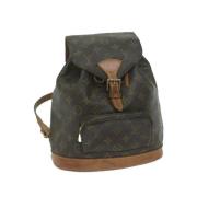 Pre-owned Canvas backpacks Louis Vuitton Vintage , Brown , Dames