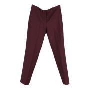 Pre-owned Wool bottoms Givenchy Pre-owned , Red , Dames