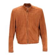 Pre-owned Suede outerwear Prada Vintage , Brown , Dames