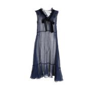 Pre-owned Polyester dresses Chloé Pre-owned , Blue , Dames