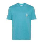 Logo Print T-shirt Jacob Cohën , Blue , Heren