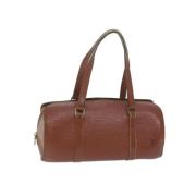 Pre-owned Leather handbags Louis Vuitton Vintage , Brown , Dames