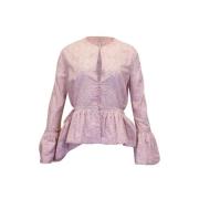 Pre-owned Cotton tops Loewe Pre-owned , Pink , Dames