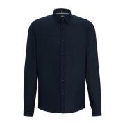 Linnen overhemd Liam Hugo Boss , Blue , Heren