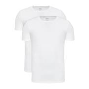 2-Pack Stretch T-shirts - Wit Ralph Lauren , White , Heren
