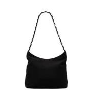 Pre-owned Canvas shoulder-bags Salvatore Ferragamo Pre-owned , Black ,...