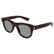 Havana/Grey Zonnebril SL 571 Saint Laurent , Brown , Unisex