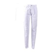 Klassieke Denim Jeans voor Dagelijks Gebruik Dsquared2 , White , Dames