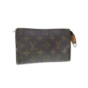 Pre-owned Canvas louis-vuitton-bags Louis Vuitton Vintage , Brown , Da...