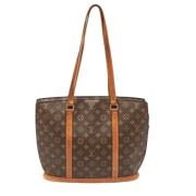 Pre-owned Leather totes Louis Vuitton Vintage , Brown , Dames