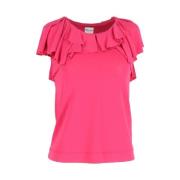 Pre-owned Cotton tops Valentino Vintage , Pink , Dames