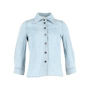 Pre-owned Cotton outerwear Chloé Pre-owned , Blue , Dames